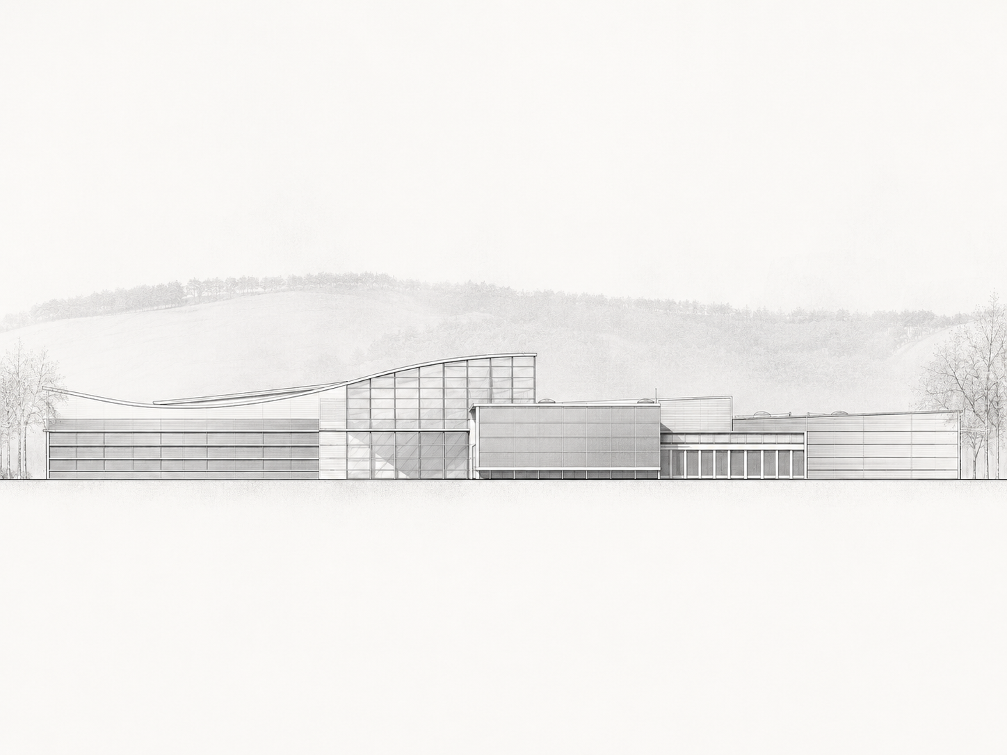 Elevation study — primary façade composition
